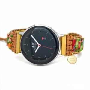 Rainbow Jasper 20mm Smartwatch band for wrist 5-6.5 inches.